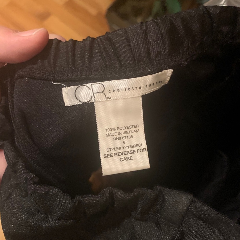 Charlotte Russo little black dress size 5